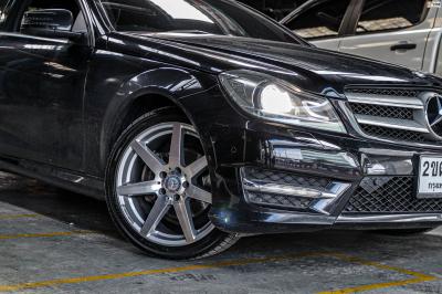 รถ - BENZ C180 ล้อแม็ก -BENZ C180 AMG 7 ก้าน Hyper silver ขอบ - 18x8 ET50 5x112 ขอบ - 18x8.5 ET54 5x112 ยาง - ALLIANCE AL30 030Ex เบอร์ - 225/40-18