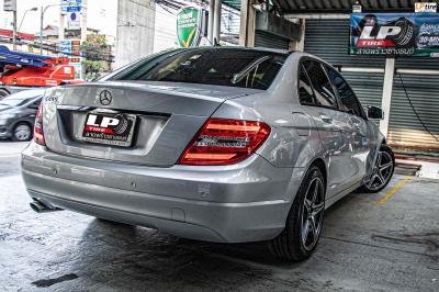 รถ - BENZ C200 W204 ล้อแม็ก - LG EDITION5 เทากลึงหน้าเงา สเปค - 17x8 ET35 5x112  ยาง - YOKOHAMA AE51 เบอร์ - 225/45-17