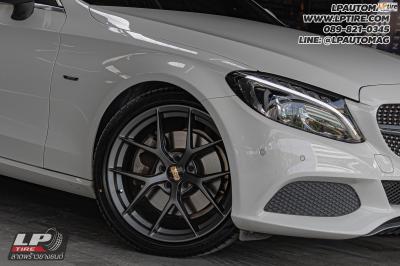 รถ - BENZ C250 ล้อแม็ก - K.SPEED BBS FIR-603F/618R สเปค - 19x8 ET35 5x112-5x114.3 สเปค - 19x9.5 ET38 5x112-5x114.3 ยาง -PIRELLI PZERO PZ4 LUXURY R/F เบอร์ - 225/40-19 เบอร์ - 255/35-19