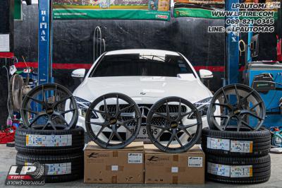 รถ - BENZ C250 ล้อแม็ก - K.SPEED BBS FIR-603F/618R สเปค - 19x8 ET35 5x112-5x114.3 สเปค - 19x9.5 ET38 5x112-5x114.3 ยาง -PIRELLI PZERO PZ4 LUXURY R/F เบอร์ - 225/40-19 เบอร์ - 255/35-19