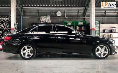 Benz C-Class W205 C200 + แม็ก EDITION4 ขอบ17นิ้ว สีHyper Silver หน้าเงา + ยาง YOKOHAMA DB V552 245/45-17