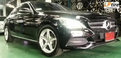 BENZ C-Class W205 C300 เปลี่ยนแม็กลาย AMG EDITON-5 กว้าง8นิ้วขอบ17