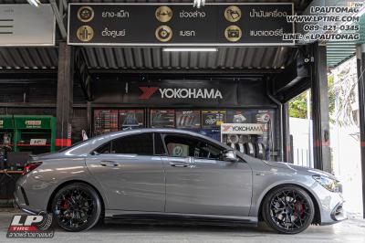 รถ - BENZ CLA 250 ล้อแม็ก - VAGE VF03 FlowForming BLACK สเปค - 18x8.5 ET35 5x112-5x114.3
ยาง - Alliance AL30 BY Yokohama เบอร์- 225/40-18