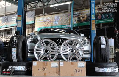 รถ - BENZ CLS250 ล้อแม็ก - TAW TAM3223 HSหน้าเงา สเปค - 17x8 ET35 5x112 ยาง - YOKOHAMA V552 เบอร์ - 245/45-17