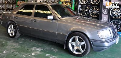 Benz E-Class W124 E220 + ล้อแม็กลาย AMG Edition 4 17นิ้ว สีHyper Silver หน้าเงา + ยาง FALKEN ZE522 215/50-17