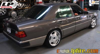 BENZ E-Class W124 E220 + แม็ก Euroline DZ หน้าตื้นหลังลึก 18นิ้ว สีHyper Silver หน้าเงา + ยาง HANKOOK Ventus V12 evo2 K120 225/40-18