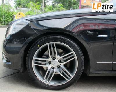 Benz E-Class W212 E250 + ล้อแม็ก AMG A5390 18นิ้ว สีเทาหน้าเงา + ยาง DUNLOP VE302 245/40-18