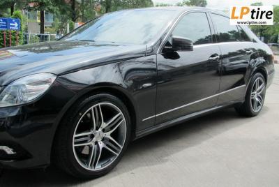 Benz E-Class W212 E250 + ล้อแม็ก AMG A5390 18นิ้ว สีเทาหน้าเงา + ยาง DUNLOP VE302 245/40-18