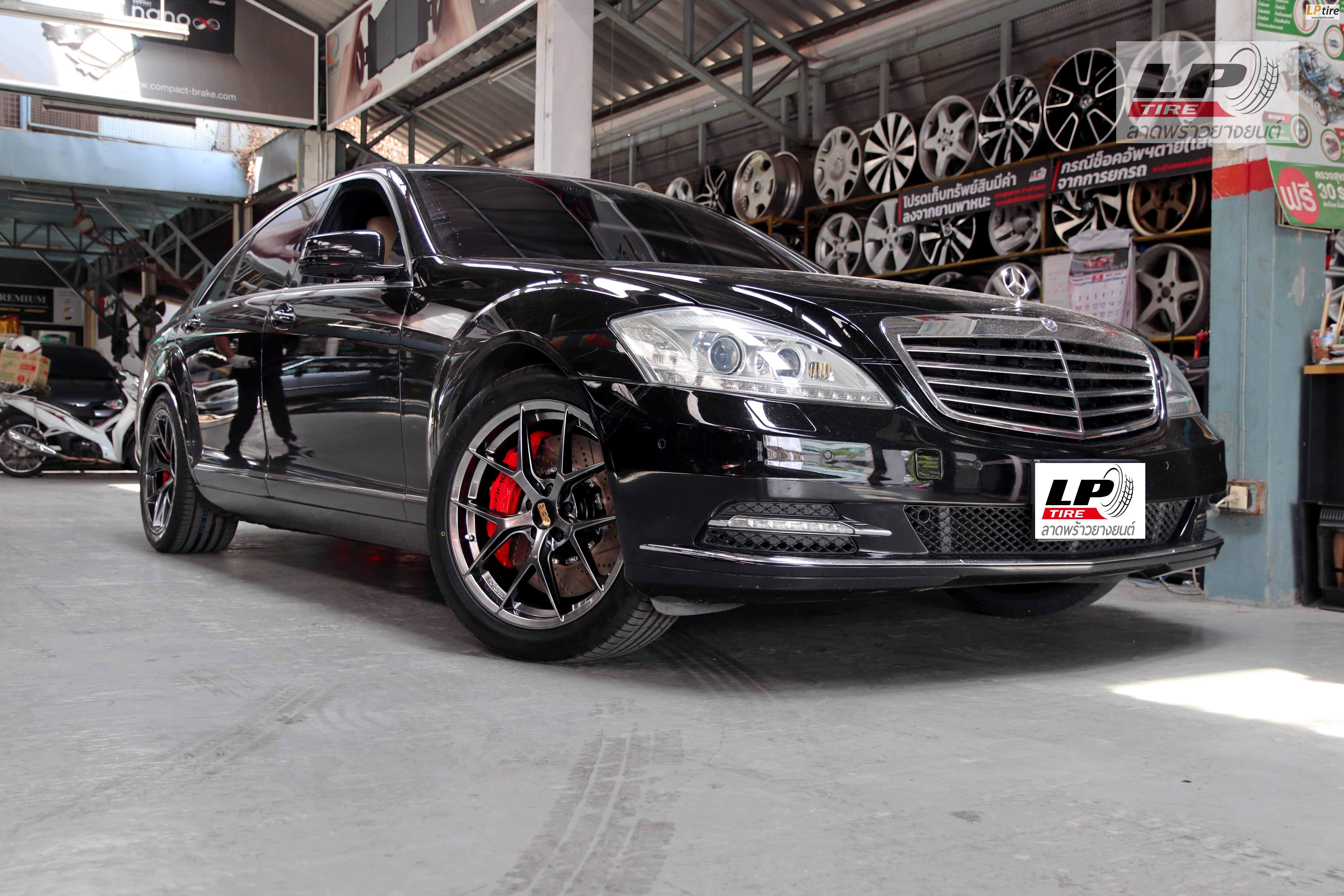 รถ - Mercedes-Benz S300 (W222) ล้อแม็ก - K-speed FIR-605F/617R สีHyper Dark สเปค - หน้า19x8.5 หลัง19x9.5 5x113 ET หน้า 35 หลัง 38 รัดยาง - TOYO PROXES SPOR ZR19 เบอร์ - 275/40-19 - 245/45-19