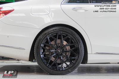 รถ - BENZ S 500E ล้อแม็ก - VAGE VF033 FlowForming BLACK สเปคหน้า - 20x9 ET35 5x112-5x114.3
สเปคหลัง - 20x10 ET38 5x112-5x114.3 ยาง - KUMHO PS71 เบอร์หน้า - 245/40-20 เบอร์หลัง - 275/35-20