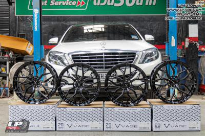 รถ - BENZ S 500E ล้อแม็ก - VAGE VF033 FlowForming BLACK สเปคหน้า - 20x9 ET35 5x112-5x114.3
สเปคหลัง - 20x10 ET38 5x112-5x114.3 ยาง - KUMHO PS71 เบอร์หน้า - 245/40-20 เบอร์หลัง - 275/35-20