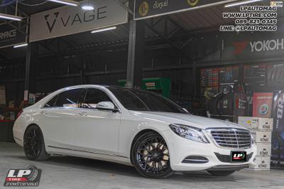 รถ - BENZ S 500E ล้อแม็ก - VAGE VF033 FlowForming BLACK สเปคหน้า - 20x9 ET35 5x112-5x114.3
สเปคหลัง - 20x10 ET38 5x112-5x114.3 ยาง - KUMHO PS71 เบอร์หน้า - 245/40-20 เบอร์หลัง - 275/35-20