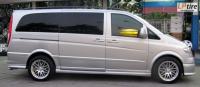 Benz Vito + ล้อแม็กลาย Brabus Platinum Edition 18นิ้ว สีHyper Silver หน้าเงา + ยาง YOKOHAMA V551 235/50-18