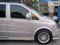 Benz Vito + ล้อแม็กลาย Brabus Platinum Edition 18นิ้ว สีHyper Silver หน้าเงา + ยาง YOKOHAMA V551 235/50-18