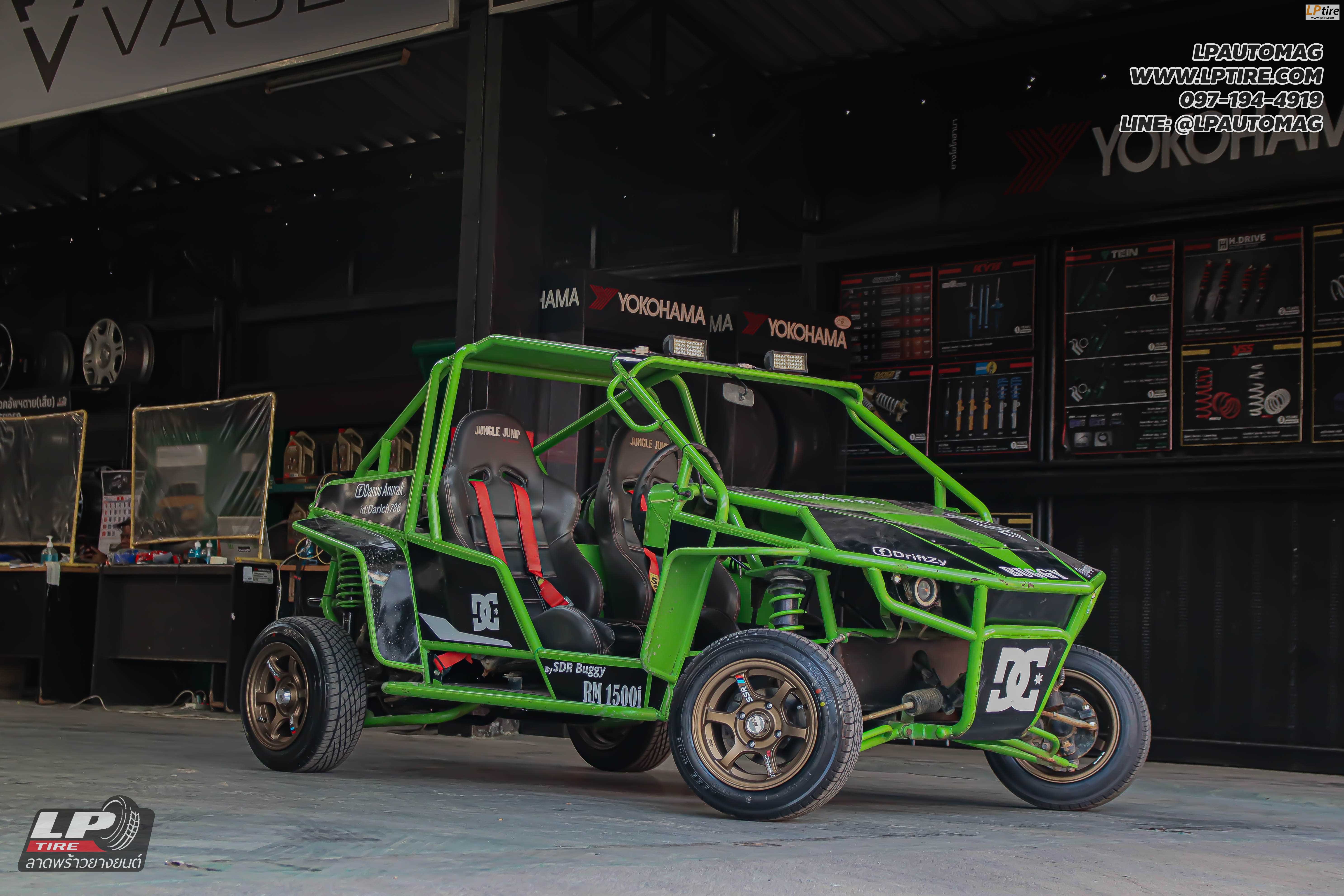 รถ - Buggy ล้อแม็ก - MGW MF-6047 น้ำตาล สเปค - 12x7 ET-5 4x110 ยาง - YOKOHAMA A539 เบอร์ -165/60-12