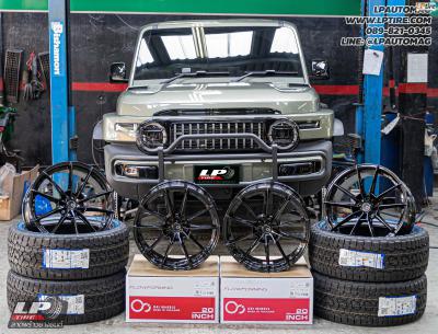 รถ - CHERY V23 ล้อแม็ก - ORI WHEELS CHAPTER-9EV FlowForming V-BLACK สเปค - 20x8.5 ET35 5x108 รัดยาง - TOYO OPEN COUNTRY AT3 เบอร์ - 265/50-20