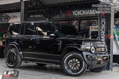 รถ - CHERY V23&nbsp;ล้อแม็ก - VAGE VF032 FlowForming V-BLACK สเปค- 18x8.5 ET35 5x108&nbsp;รัดยาง -YOKOHAMA GEOLANDAR AT4 G018 LT เบอร์ - 265/60R18