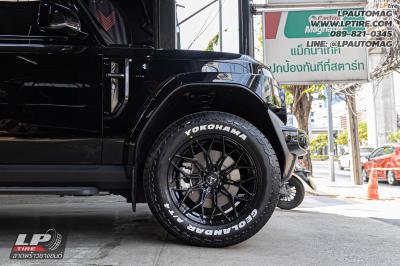 รถ - CHERY V23&nbsp;ล้อแม็ก - VAGE VF032 FlowForming V-BLACK สเปค- 18x8.5 ET35 5x108&nbsp;รัดยาง -YOKOHAMA GEOLANDAR AT4 G018 LT เบอร์ - 265/60R18