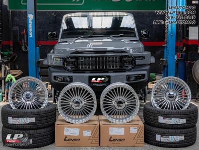 รถ - CHERY V23 ล้อแม็ก - LENSO JAGER CROWN LITETECH+ FlowForming สเปค - 20x9 ET35 5x108-5x120 รัดยาง - YOKOHAMA GEOLANDAR X-CV G057 เบอร์ - 265/50R20