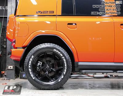 รถ - CHERY V23 ล้อแม็ก - VAGE VFR01 FlowForming BLACK สเปค - 18x8.5 ET35 5x108 ยาง - TOYO OPEN COUNTRY AT3 เบอร์ - 265/60-18
