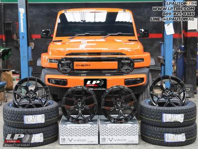 รถ - CHERY V23 ล้อแม็ก - VAGE VFR01 FlowForming BLACK สเปค - 18x8.5 ET35 5x108 ยาง - TOYO OPEN COUNTRY AT3 เบอร์ - 265/60-18