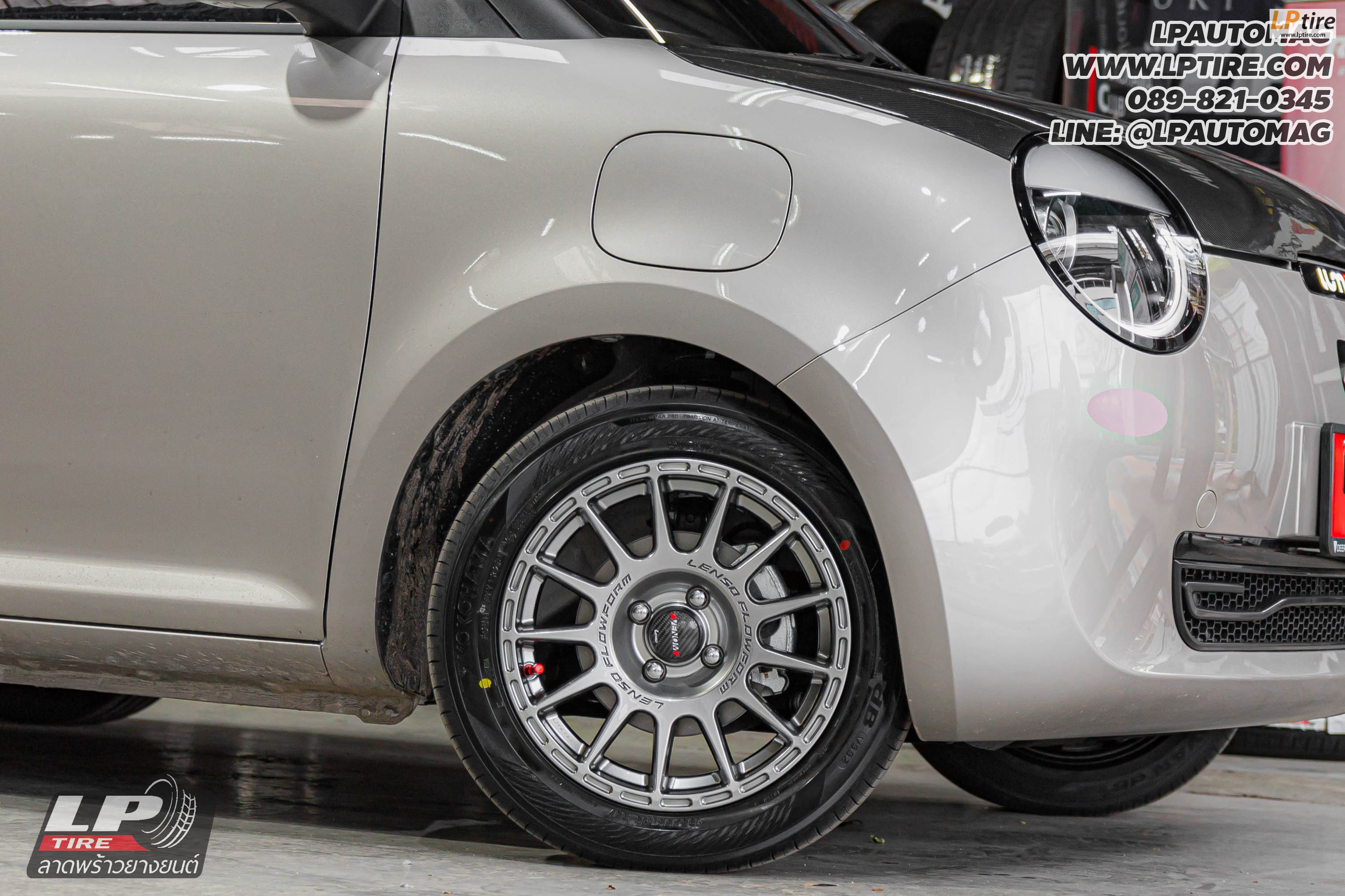 รถ - CHANGAN LUMIN ล้อแม็ก - LENSO VENOM7 VN7 FlowForming HB สเปค - 15x7 ET35 4x100
ยางรถยนต์ - YOKOHAMA V552 เบอร์ -195/55-15