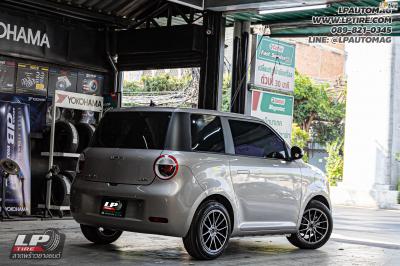 รถ - Changan lumin ล้อแม็ก - ENKEI SC48 ดำเงาหน้าเงา สเปค - 15x7 ET38 4x100 ยาง - ALLIANCE AL30 030Ex เบอร์ -185/60-15