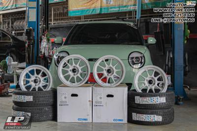รถ - Changan lumin ล้อแม็ก - ENKEI SC55 ขาว สเปค -15x7 ET28 4x100 ยาง - ALLIANCE AL30 030Ex
เบอร์ - 195/55-15