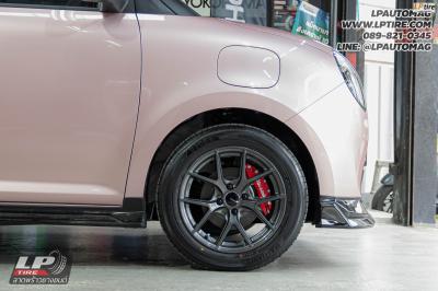 รถ - Changan lumin ล้อแม็ก - EmotionR FRE BY LENSO Dark Gun สเปค - 15x7 ET35 4x100 ยาง - ALLIANCE AL30 030Ex เบอร์ -195/55-15