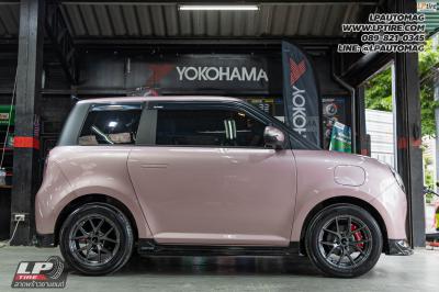 รถ - Changan lumin ล้อแม็ก - EmotionR FRE BY LENSO Dark Gun สเปค - 15x7 ET35 4x100 ยาง - ALLIANCE AL30 030Ex เบอร์ -195/55-15