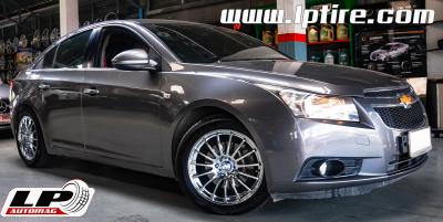 Chevrolet Cruze + แม็ก AF S22X 17นิ้ว สีโครเมี่ยม + ยางรถยนต์ YOKOHAMA AE50 225/50-17