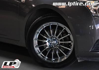 CHEVROLET CRUZE มาเปลี่ยนแม็ก ล้อแม็ก PP S221 17x7.5 ET42 5x114.3 BC พร้อมยาง YOKOHAMA AE50 225/50-17 ( ปี 17 ลด 15% )
สวยหรูเลยครับ