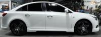 Chevrolet Cruze + ล้อแม็ก Lenso Conquista 4 18นิ้ว สีดำหน้าเงา + DUNLOP LM703  หน้า 225/45-18 หลัง 245/40-18
