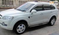 Chevrolet Captiva + ล้อแม็ก Euroline DZ 18นิ้ว สีHyper Silver หน้าเงา + ยาง DUNLOP LM 703 235/55-18