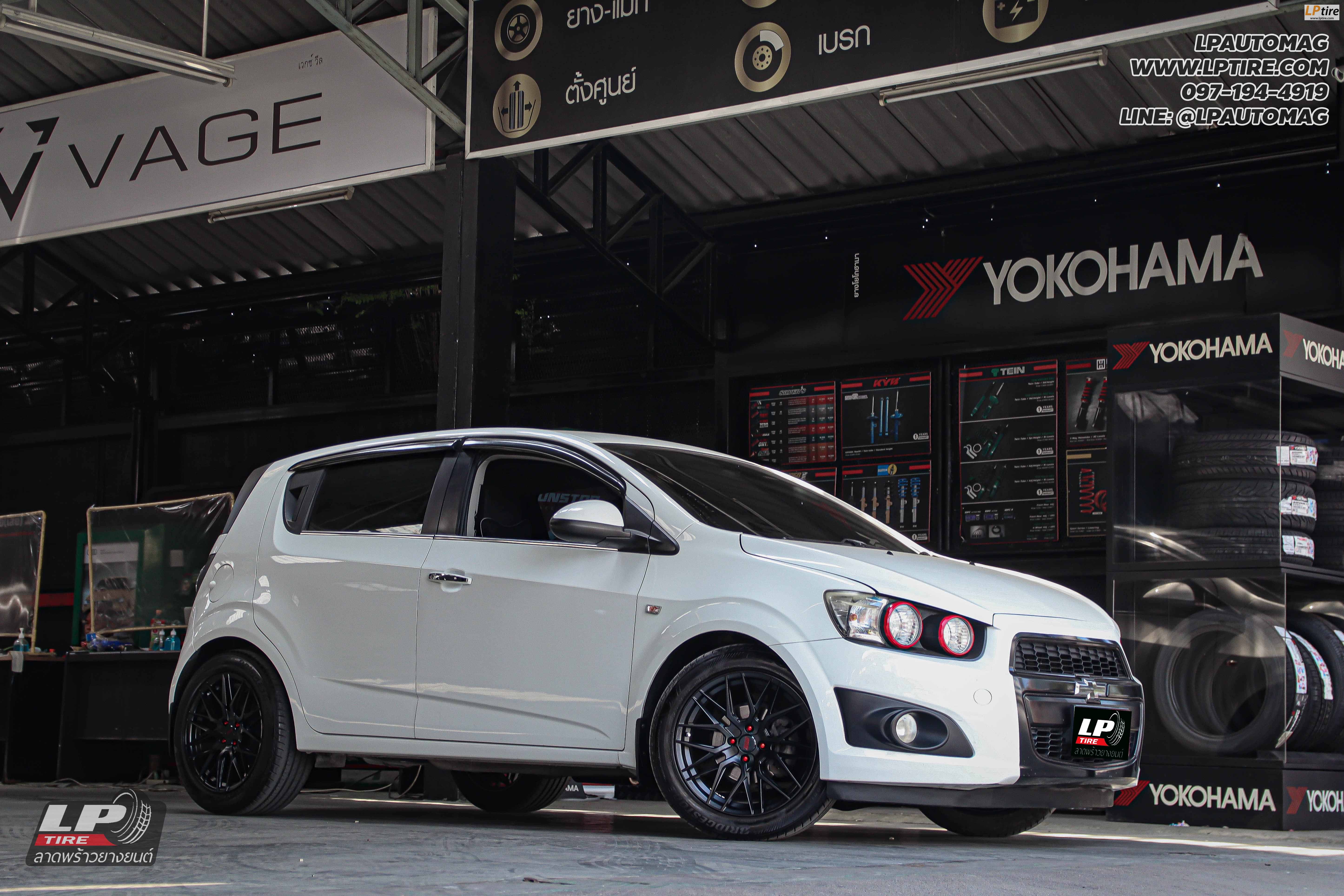 รถ - CHEVROLET SONIC ล้อแม็ก - SSW S348 ดำด้าน สเปค - 17x8 ET38 4x100 ยาง - Bridgestone
เบอร์ - 225/50-17