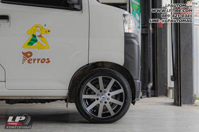 รถ - Daihatsu Hijet ล้อแม็ก - MGW AF-P1088 ดำหน้าเงา สเปค - 14x5.5 ET40 4x100 รัดยาง - SAILUN ATREZZO ECO เบอร์- 165/55R14