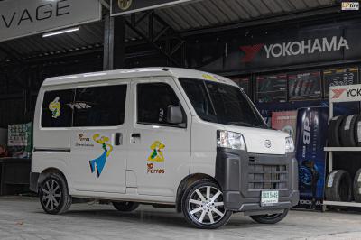 รถ - Daihatsu Hijet ล้อแม็ก - MGW AF-P1088 ดำหน้าเงา สเปค - 14x5.5 ET40 4x100 รัดยาง - SAILUN ATREZZO ECO เบอร์- 165/55R14