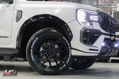 รถ - FORD EVEREST ล้อแม็ก - VAGE VF04 SUV ดำเงา สเปค - 20x9 ET15 6x139.7 ยาง - TOYO OPEN COUNTRY AT3 (ตัวหนังสือขาว) เบอร์- 265/55-20
