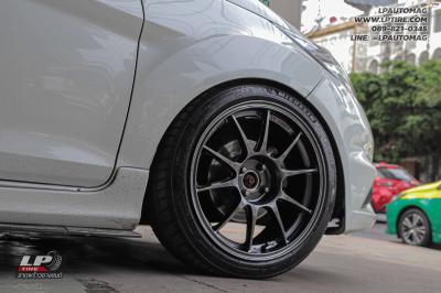 รถ - FORD FIESTA ล้อแม็ก - NK Performance NK105N (TC105n) Flowforming NK Dark สเปค - 17x8 ET35 4x100 ยาง - MICHELIN PILOT SPORT 4 เบอร์ - 205/45 R17