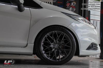 รถ - FORD FIESTA ล้อแม็ก - LENSO VENTUS Gray Anthrasite สเปค - 17x7 ET35 4x100 ยาง - Michelin PRIMACY4 เบอร์ - 205/45-17