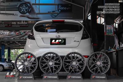 รถ - FORD FIESTA ล้อแม็ก - LENSO VENTUS Gray Anthrasite สเปค - 17x7 ET35 4x100 ยาง - Michelin PRIMACY4 เบอร์ - 205/45-17