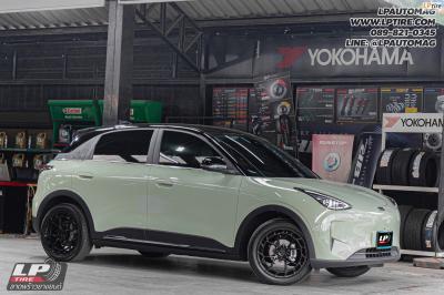 รถ - GEELY EX2 ล้อแม็ก - VAGE VF04E FlowForming BLACK สเปค - 17x7.5 ET35 4x100 รัดยาง - ALLIANCE AL30 030Ex เบอร์ - 215/50-17