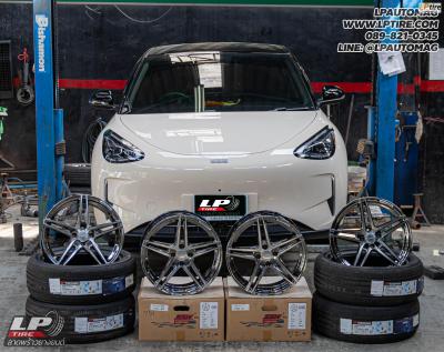 รถ - GEELY EX2 ล้อแม็ก - SSW GS802 โครเมียมหน้าเงา สเปค - 17x7.5 ET38 4x100 ยาง - YOKOHAMA V553 เบอร์ - 215/50-17