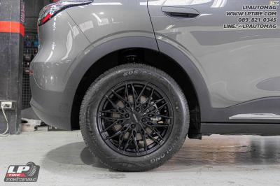 รถ - GEELY EX2 ล้อแม็ก - LENSO YETI ดำด้าน สเปค - 16x7 ET35 4x100 ใช้ยางเดิม