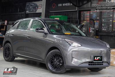 รถ - GEELY EX2 ล้อแม็ก - LENSO YETI ดำด้าน สเปค - 16x7 ET35 4x100 ใช้ยางเดิม