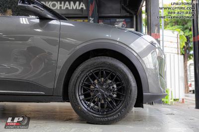รถ - GEELY EX2 ล้อแม็ก - LENSO YETI ดำด้าน สเปค - 16x7 ET35 4x100 ใช้ยางเดิม