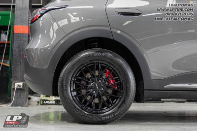 รถ - GEELY EX2 ล้อแม็ก - LENSO YETI ดำด้าน สเปค - 16x7 ET35 4x100 ใช้ยางเดิม