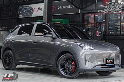 รถ - GEELY EX2 ล้อแม็ก - LENSO YETI ดำด้าน สเปค - 16x7 ET35 4x100 ใช้ยางเดิม