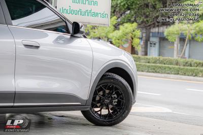 รถ - GEELY EX2 ล้อแม็ก - LENSO Jager J1B ดำเงา สเปค - 16x7 ET35 4x100 ใช้ยางเดิม