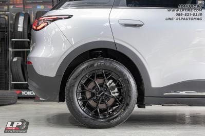 รถ - GEELY EX2 ล้อแม็ก - LENSO Jager J1B ดำเงา สเปค - 16x7 ET35 4x100 ใช้ยางเดิม